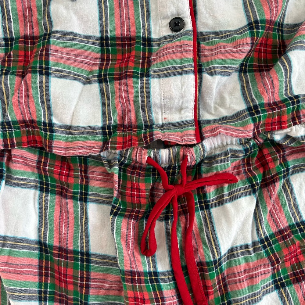 Wondershop Red and Green Plaid Womens Pajama Set - Picture 3 of 8
